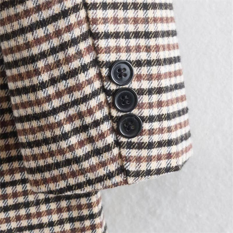 Houndstooth Blazer