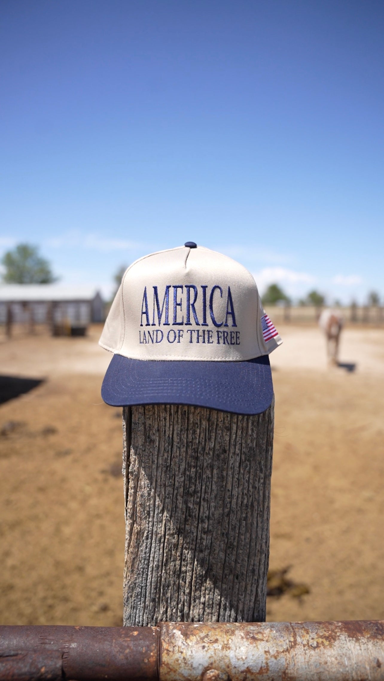 America Land of the Free Trucker Hat